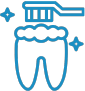 ícone escovar os dentes